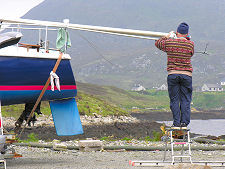 Preparing a Yacht for Sail