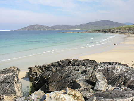 Traigh Iar with Taransay in the Background