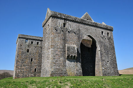 Hermitage Castle from the South-East
