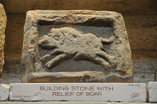 Carving of a Boar