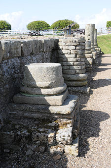 Columns in Front of the Granaries