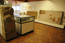 Inscribed Stones on Display