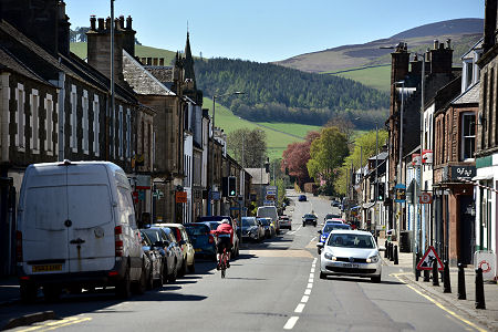 Innerleithen High Street, Looking South-West