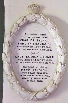 Memorial to Charles and Lady Louisa Stuart