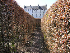 Traquair House Seen from the Maze