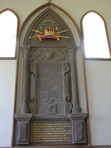 Memorial to the Rev James Grainger