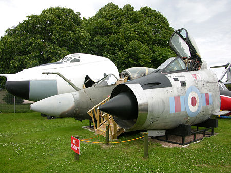 Noses of a Lightning, a Buccaneer and a Very Rare Aircraft, a Valiant