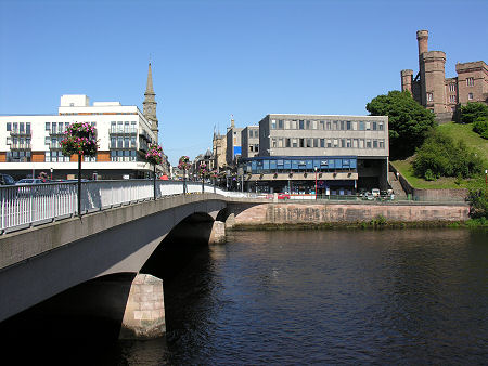 The City Centre Seen Across the River Ness