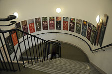 Stairs and Gaelic Alphabet