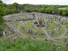 The Graveyard from the Motte