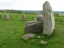 End View of the Recumbent Stone