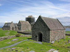 Iona Abbey Beyond St Oran's Chapel