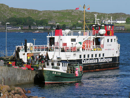 The Loch Buie Arriving at Fionnphort, With Iona in the Background