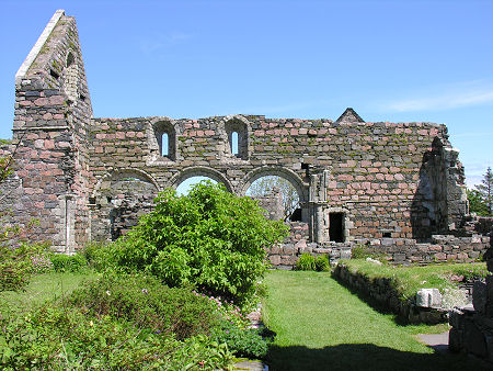 The Nunnery Church, Looking Across the Cloister
