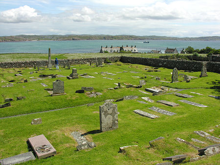 Looking Across Relig Odhráin Towards the Sound of Iona