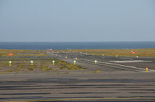 Looking Along one of the Runways