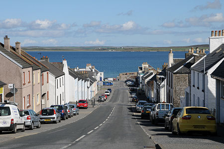 Looking Down Main Street Towards the Harbour and Loch Indaal