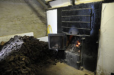 Peat Furnace Beneath the Kiln