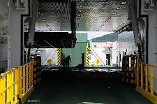 View Through the Vehicle Deck