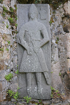 Knight's Grave Slab in the Chapel