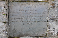 Plaque in the Wall