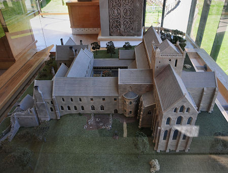 Abbey Model in Visitor Centre