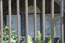 Memorials in Mausoleum