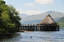 Crannog from the Loch Shore
