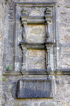 Decorative Stonework Above Door
