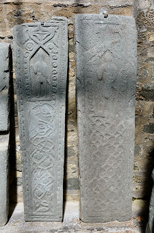 Two Knight's Graveslabs