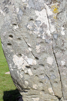 Cup Marks on Main Central Stone