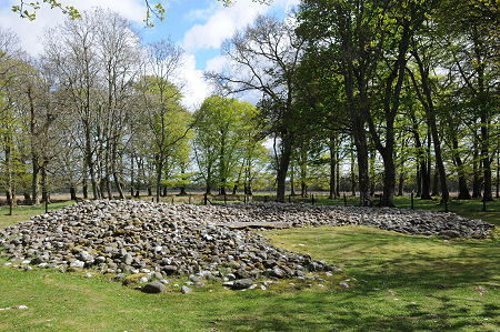 The Ri Cruin Cairn as You Approch from the North-West