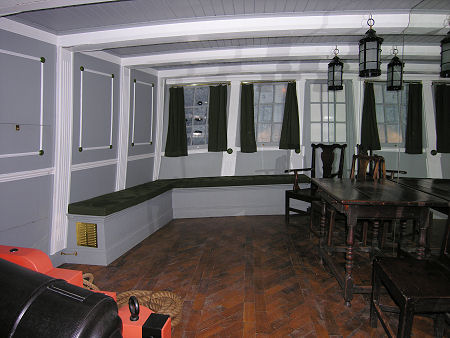 Reconstruction of John Paul Jones' Cabin on the Bonhomme Richard