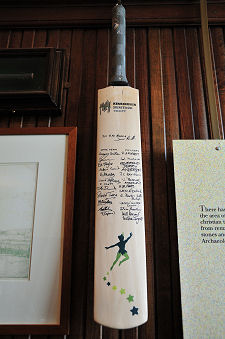 Commemorative Cricket Bat