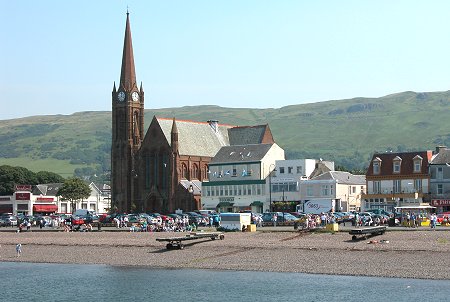 Largs Seafront from the Pier