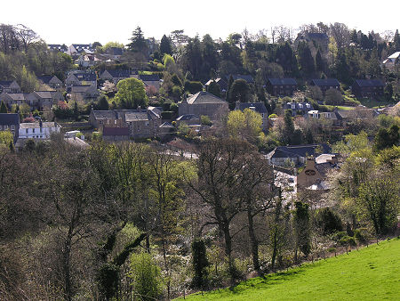 Lasswade from the North-East Over the Valley of the River North-East
