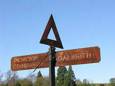 Old Road Sign