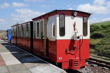 Train in Leadhills Station