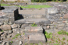 Steps at West End of Refectory