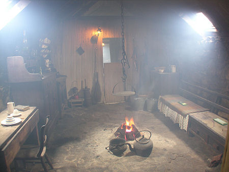The Blackhouse's Smoky Living Room