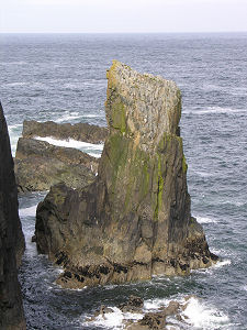 Sea Stack North of Lighthouse