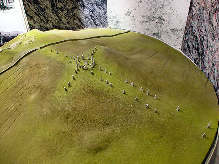 Calanais I: Model in the Visitor Centre