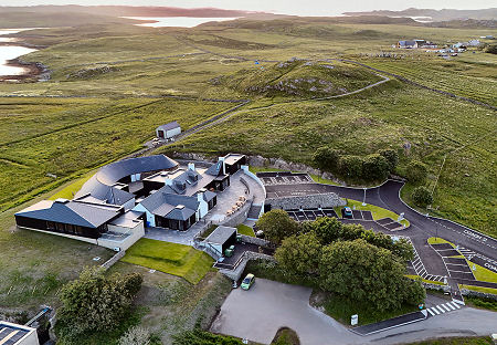 The Calanais Visitor Centre in 2026 after Refurbishment with the Stones in the Upper Right