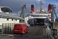 MV Loch Seaforth Loading in Ullapool