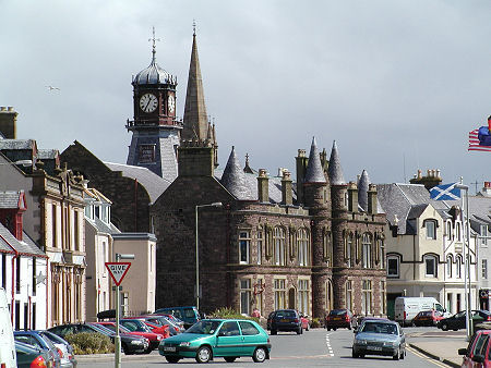 South Beach, with Stornoway Town Hall