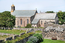 Seen Over Lindisfarne Priory