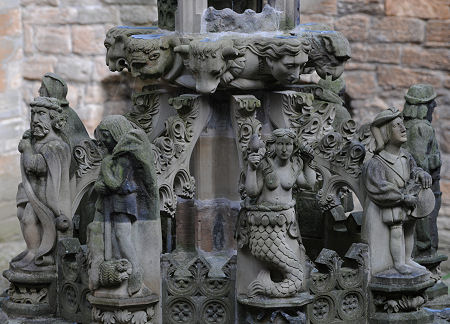 Stonework Detail from the Fountain