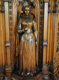 Carving of Mary, Queen of Scots