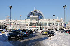 Shopping Centre After Snow