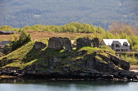 Strome Castle Seen from the West